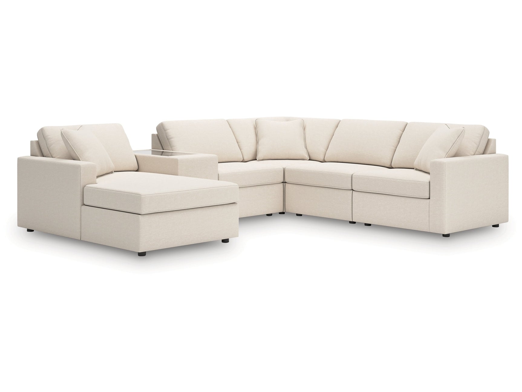 Modmax Oyster 6-Piece Sectional with Chaise - Ornate Home