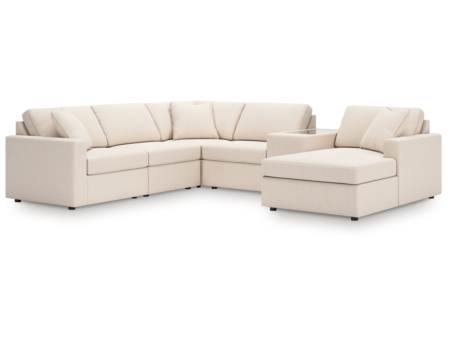 Modmax Oyster 6-Piece Sectional with Chaise - Ornate Home