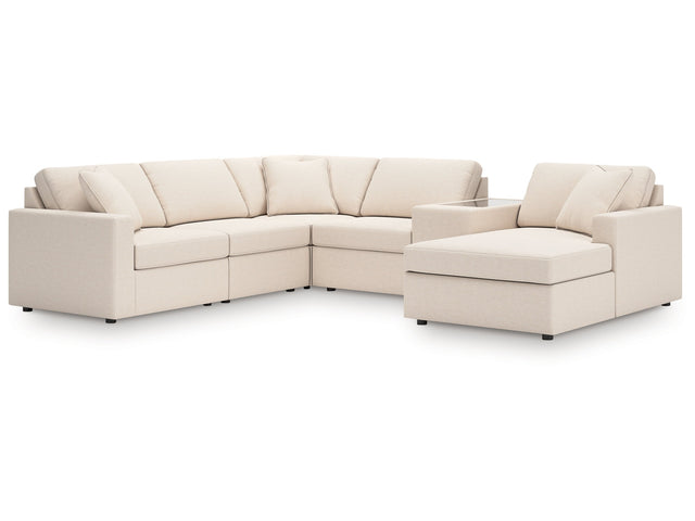 Modmax Oyster 6-Piece Sectional with Chaise - Ornate Home