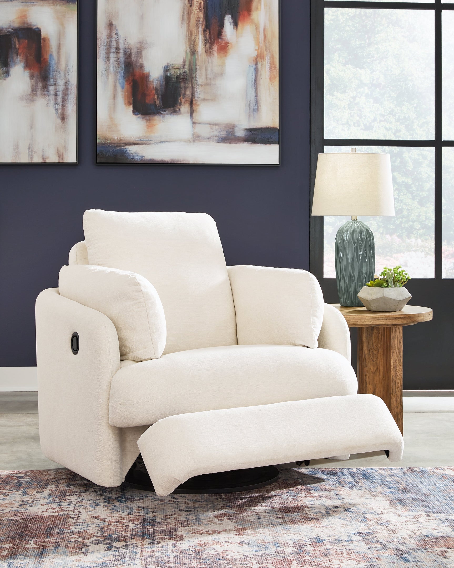 Modmax Oyster Swivel Glider Recliner (Online Special Price) - Ornate Home