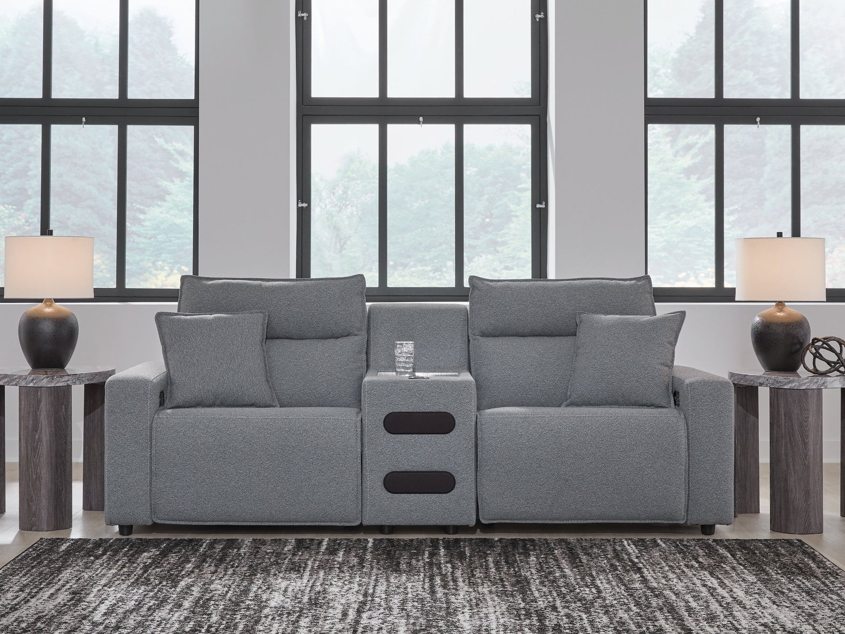 Modmax Salt and Pepper 3-Piece Power Reclining Sectional (Online Special Price) - Ornate Home