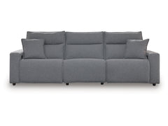 Modmax Salt and Pepper 3-Piece Power Reclining Sectional - Ornate Home