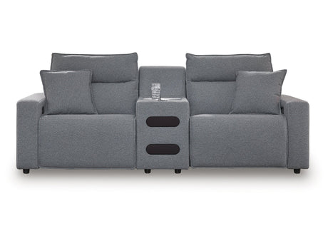 Modmax Salt and Pepper 3-Piece Power Reclining Sectional - Ornate Home