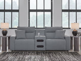 Modmax Salt and Pepper 3-Piece Power Reclining Sectional - Ornate Home