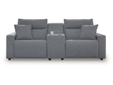 Modmax Salt and Pepper 3-Piece Power Reclining Sectional - Ornate Home