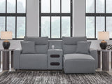Modmax Salt and Pepper 3-Piece Power Reclining Sectional with Chaise (Online Special Price) - Ornate Home