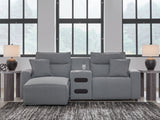 Modmax Salt and Pepper 3-Piece Power Reclining Sectional with Chaise (Online Special Price) - Ornate Home