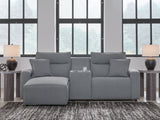 Modmax Salt and Pepper 3-Piece Power Reclining Sectional with Chaise (Online Special Price) - Ornate Home