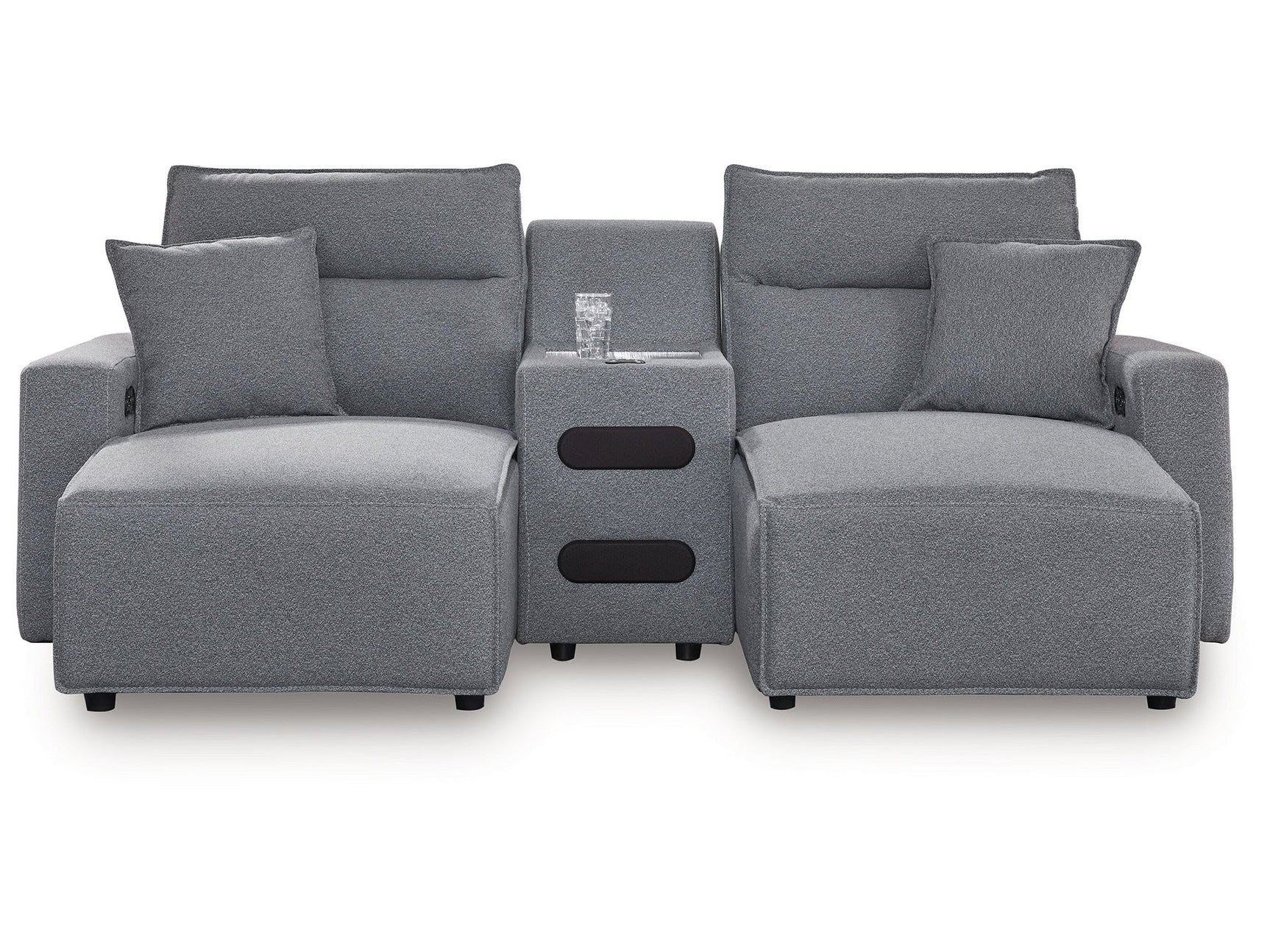 Modmax Salt and Pepper 3-Piece Power Reclining Sectional with Chaise (Online Special Price) - Ornate Home