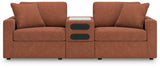 Modmax Spice 3-Piece Sectional w/Audio Storage Console (Online Special Price) - Ornate Home