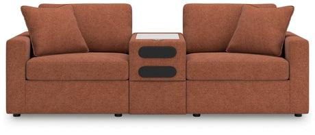 Modmax Spice 3-Piece Sectional w/Audio Storage Console - Ornate Home