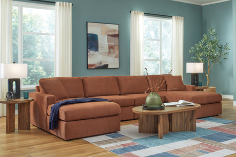 Modmax Spice 4-Piece Sectional w/Chaise - Ornate Home