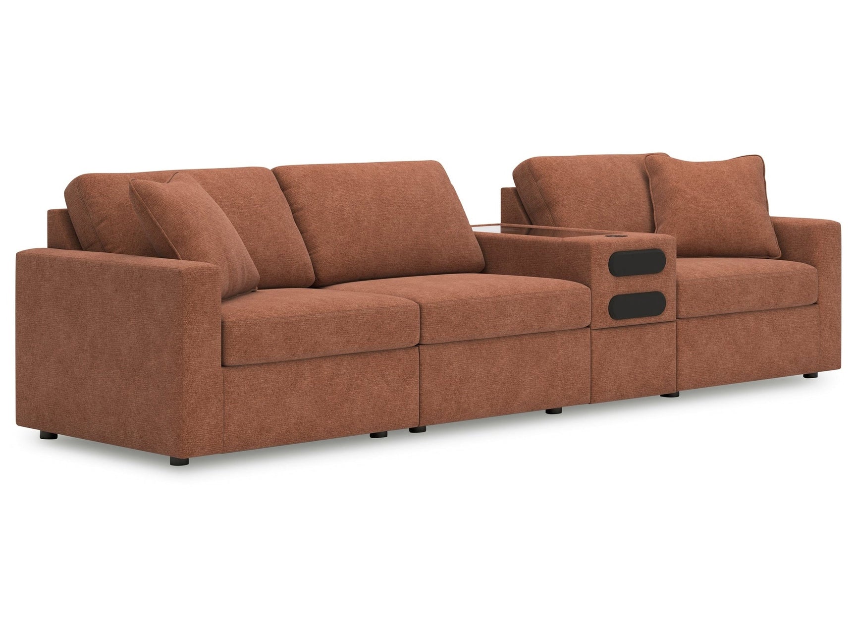 Modmax Spice 4-Piece Sectional with Audio Console (Online Special Price) - Ornate Home