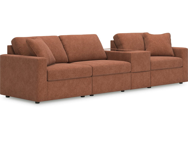 Modmax Spice 4-Piece Sectional with Storage Console (Online Special Price) - Ornate Home