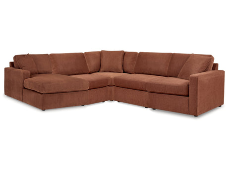 Modmax Spice 5-Piece Sectional w/Chaise - Ornate Home