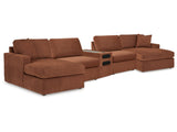Modmax Spice 5 Piece Sectional with Audio Console (Online Special Price) - Ornate Home
