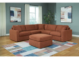 Modmax Spice 5-Piece Symmetrical Sectional and Ottoman (Online Special Price) - Ornate Home