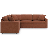 Modmax Spice 5-Piece Symmetrical Sectional and Ottoman - Ornate Home