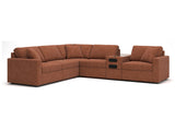 Modmax Spice 6-Piece Sectional w/ Audio Storage Console (Online Special Price) - Ornate Home