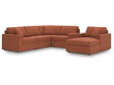 Modmax Spice 6-Piece Sectional with Chaise - Ornate Home