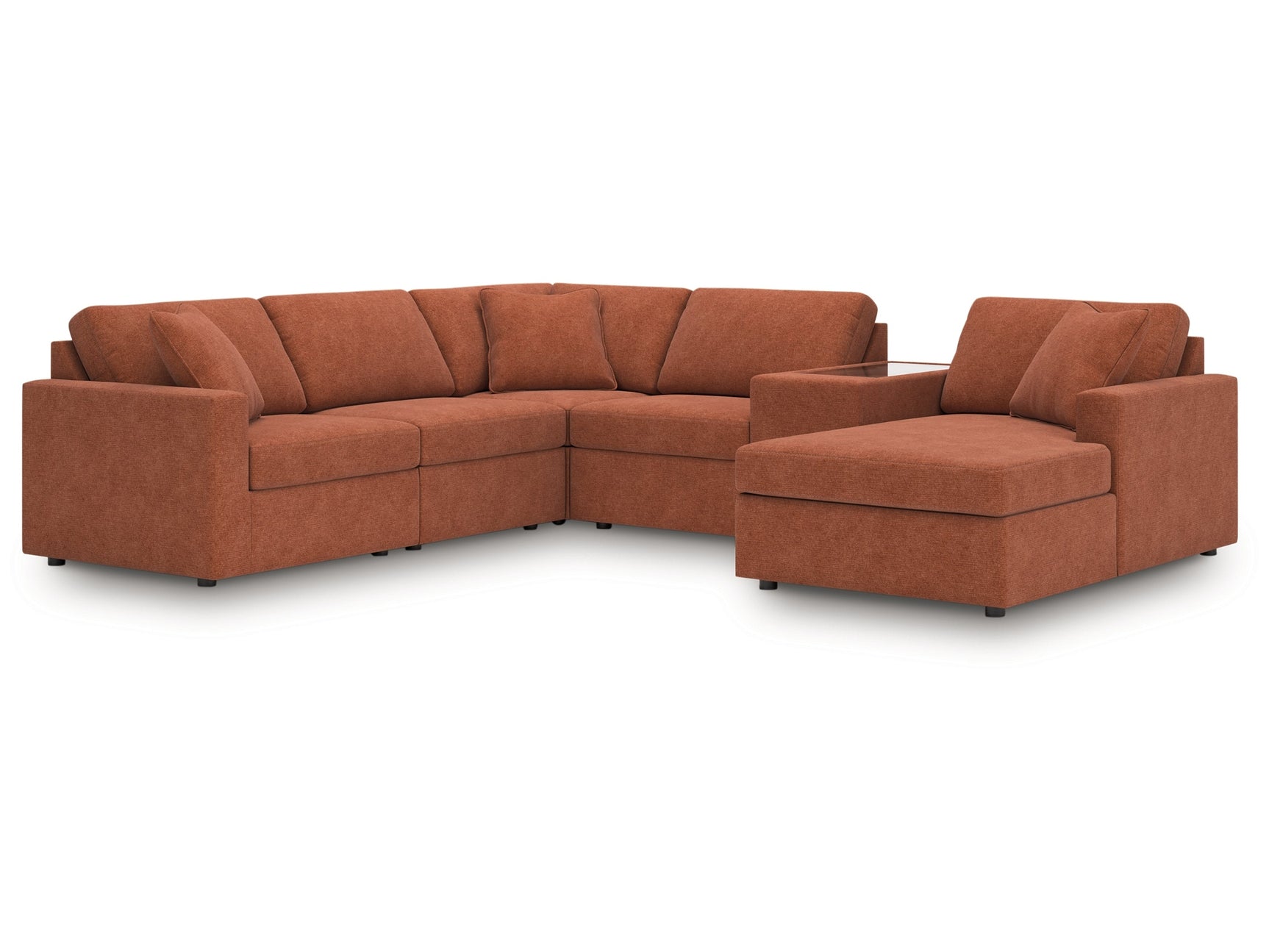 Modmax Spice 6-Piece Sectional with Chaise - Ornate Home