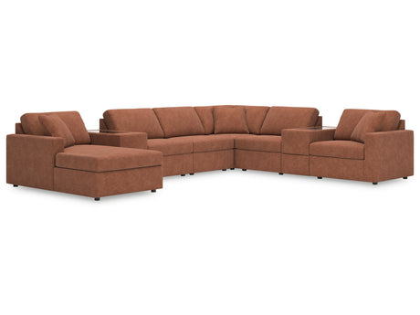 Modmax Spice 8-Piece Sectional w/Chaise - Ornate Home