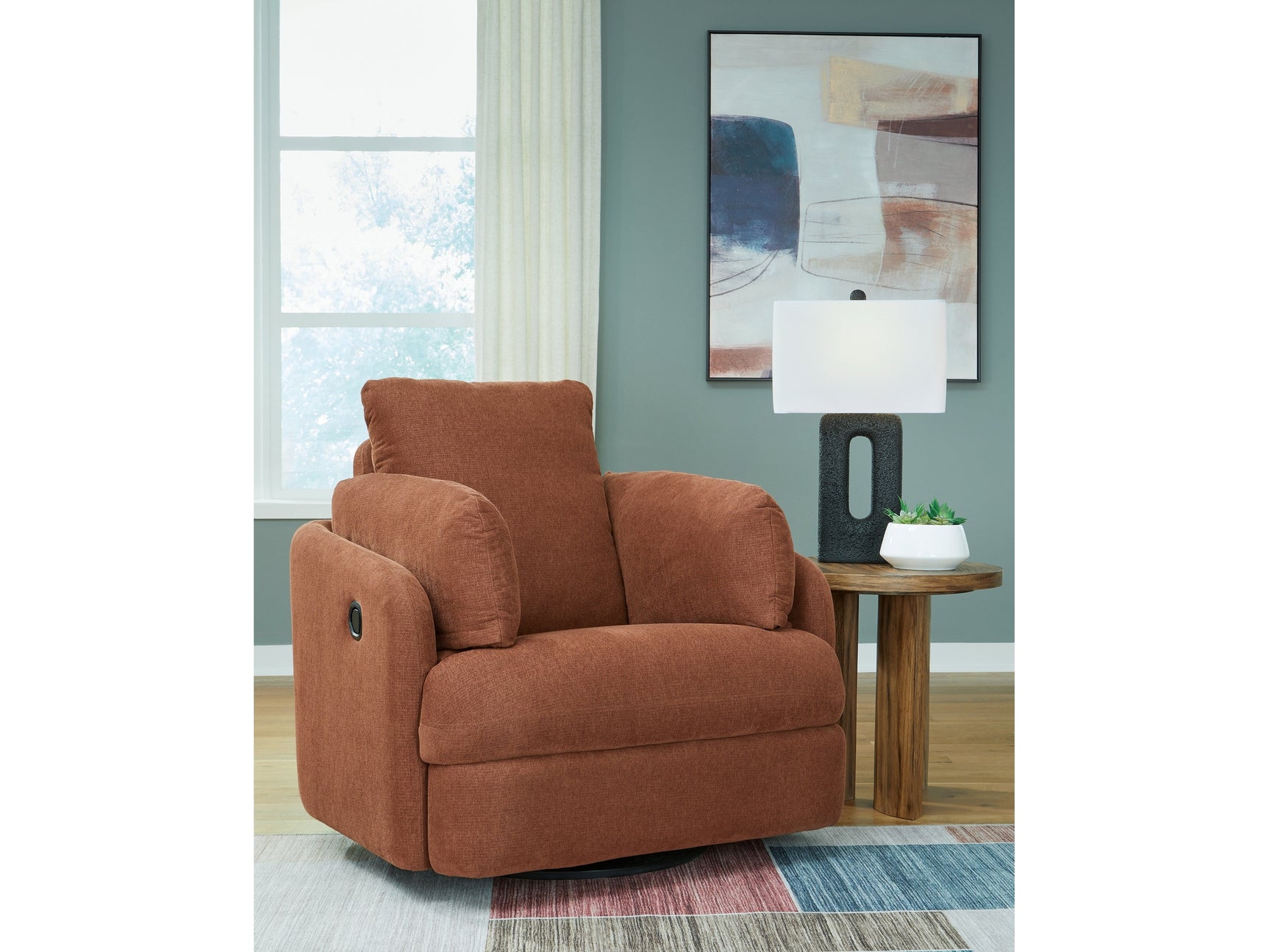 Modmax Spice Swivel Glider Recliner (Online Special Price) - Ornate Home