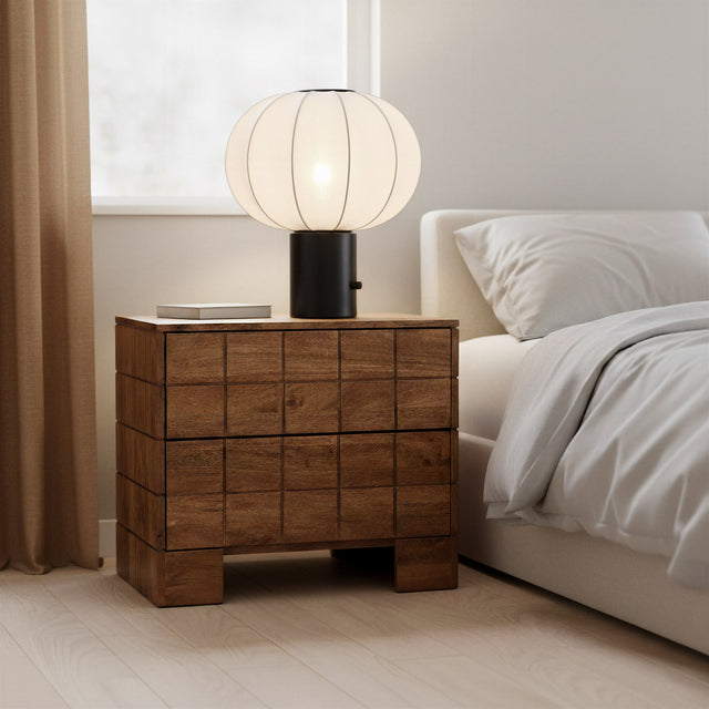 Modo Walnut Nightstand - Ornate Home