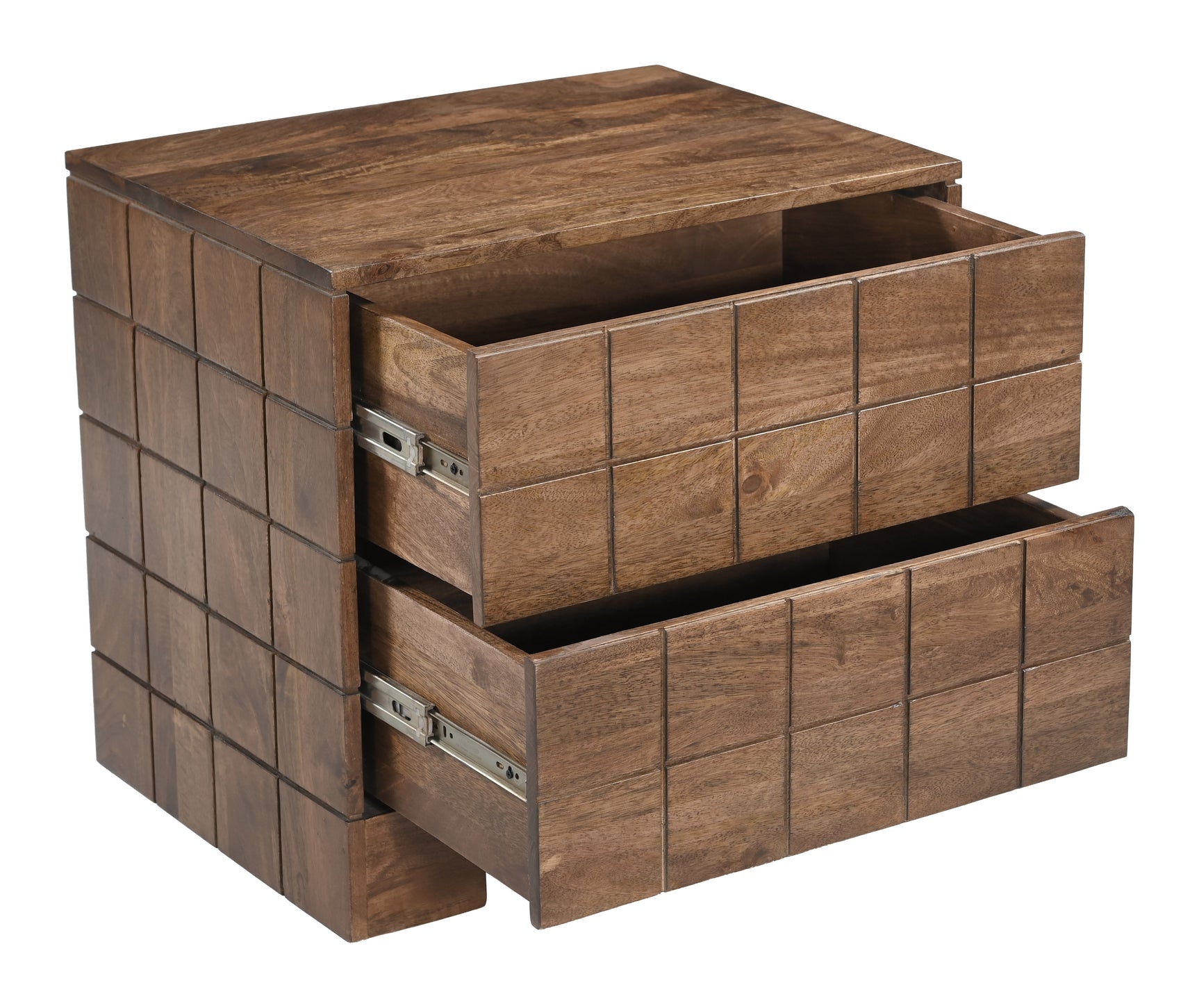 Modo Walnut Nightstand - Ornate Home