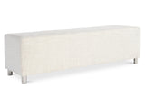 Modulum White/Cream Bench - Ornate Home