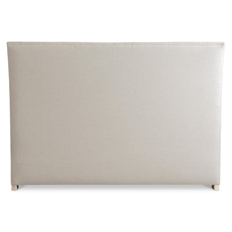 Modulum White/Cream Sleigh King Bed - Ornate Home