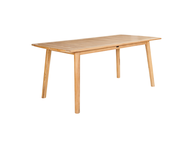 Modurn Rectangular Teak Outdoor Dining Table - Ornate Home