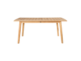 Modurn Rectangular Teak Outdoor Dining Table - Ornate Home