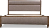 Ascott Mulch/Pecan Pie California King Upholstered Storage Bed