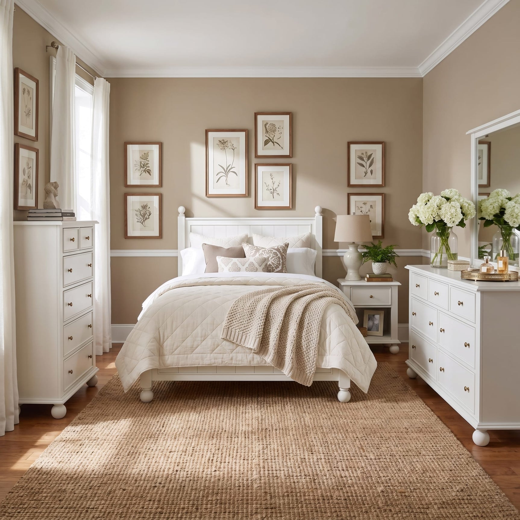 Kellie Milkstone California King Panel Bed