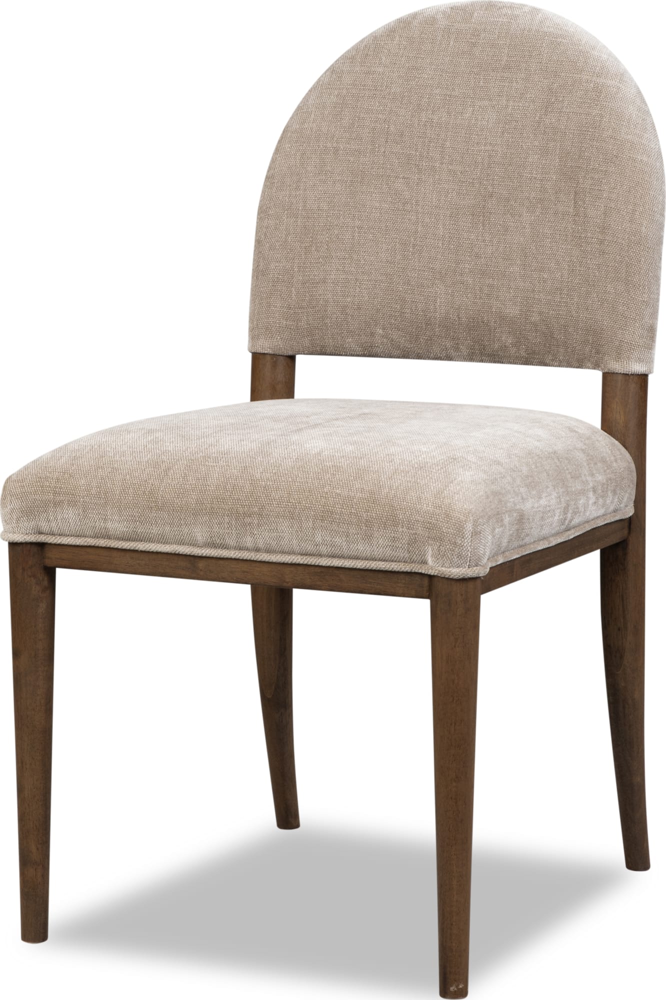 Ravelle Portobello/Walnut Grove Arch Back Chair (Set of 2)