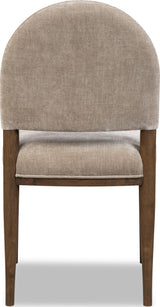 Ravelle Portobello/Walnut Grove Arch Back Chair (Set of 2)