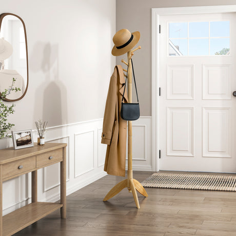 Moe Natural Coat Rack - Ornate Home