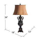 Moira Brown Table Lamp (Set of 2) - Ornate Home