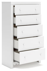 Mollviney White Chest of Drawers - Ornate Home