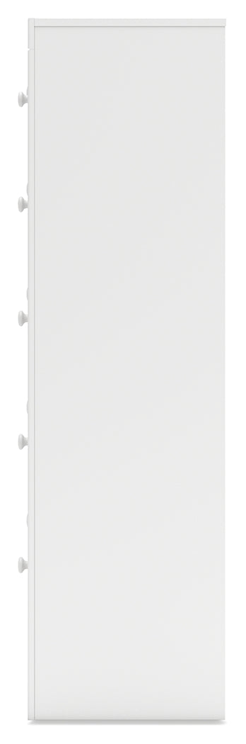 Mollviney White Chest of Drawers - Ornate Home