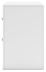 Mollviney White Nightstand - Ornate Home