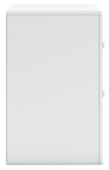 Mollviney White Nightstand - Ornate Home