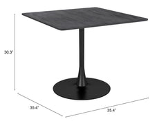 Molly Black Dining Table - Ornate Home