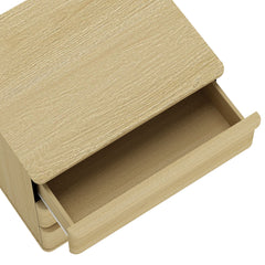 Molly Nightstand in Natural Oak (set of 2) - Ornate Home