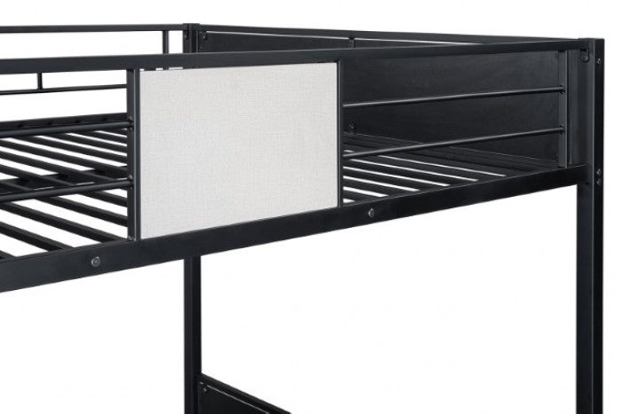 Molton Black Full/Full Bunk Bed - Ornate Home