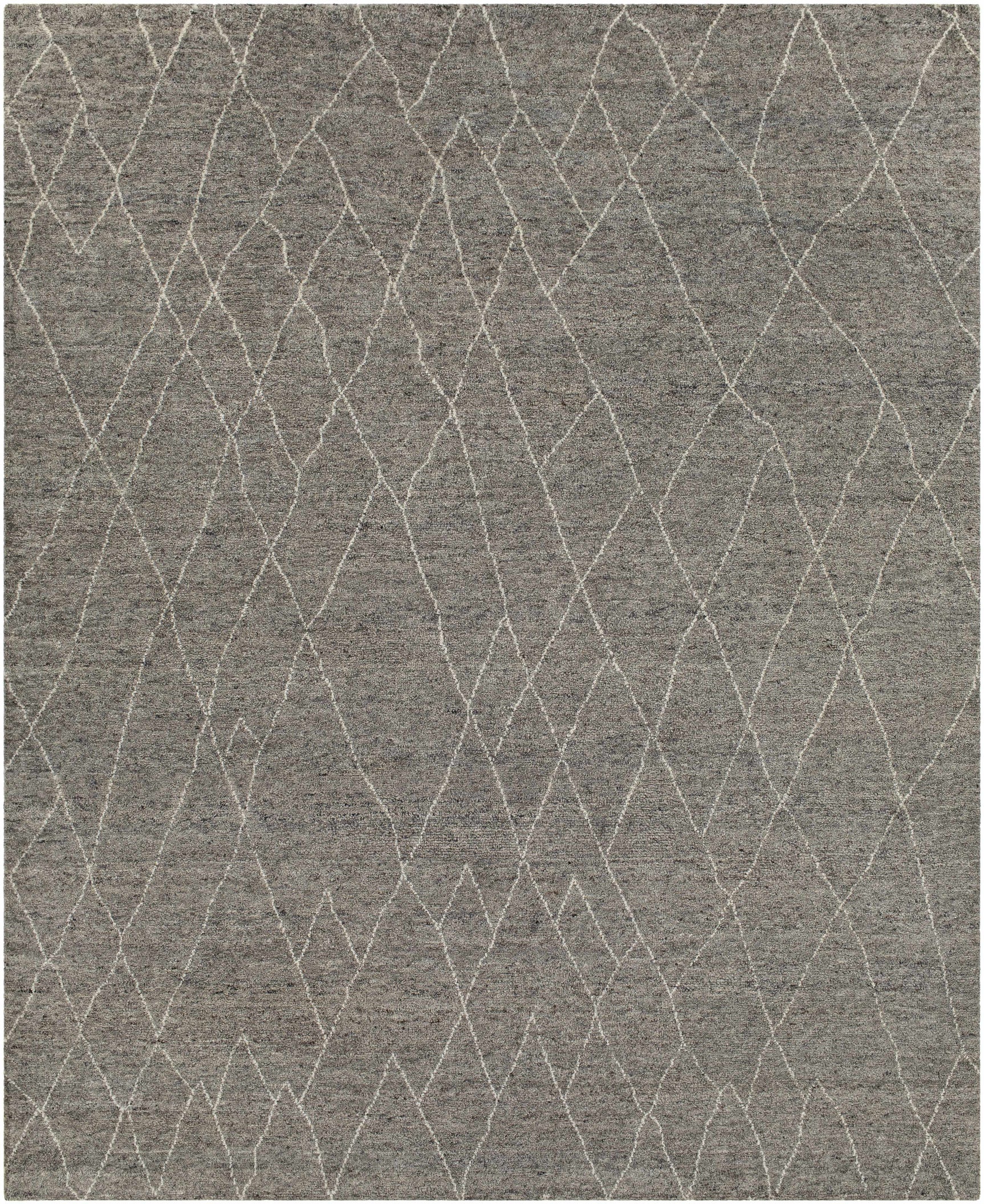 Molugan Gray Premium Wool Rug - Clearance - Ornate Home