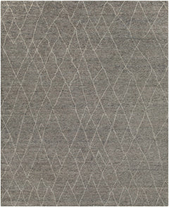 Molugan Gray Premium Wool Rug - Clearance - Ornate Home