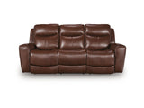 Momentum Moves Mahogany PWR REC Sofa with ADJ Headrest (Online Special Price) - Ornate Home