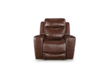 Momentum Moves Mahogany PWR Recliner/ADJ Headrest (Online Special Price) - Ornate Home